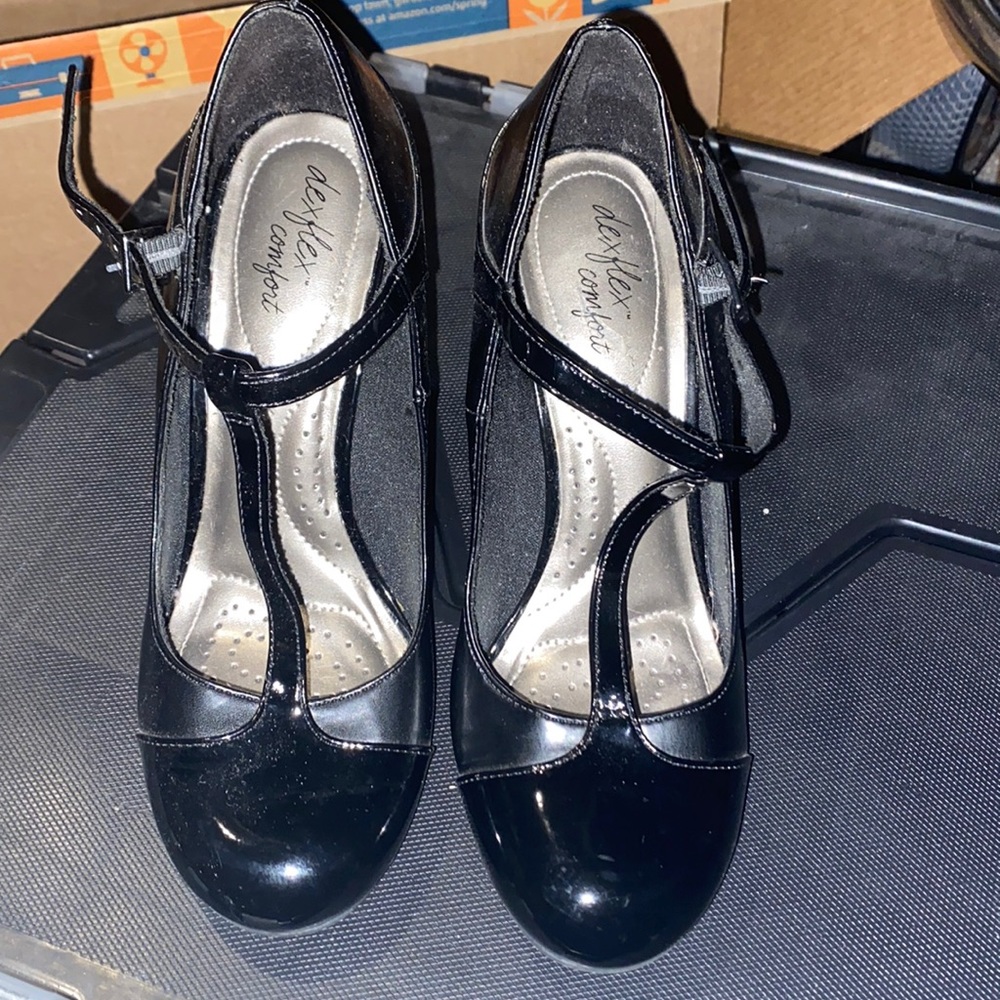 Black high heels